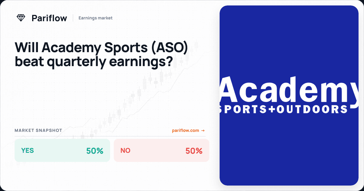 Will Academy Sports (ASO) beat quarterly earnings?
