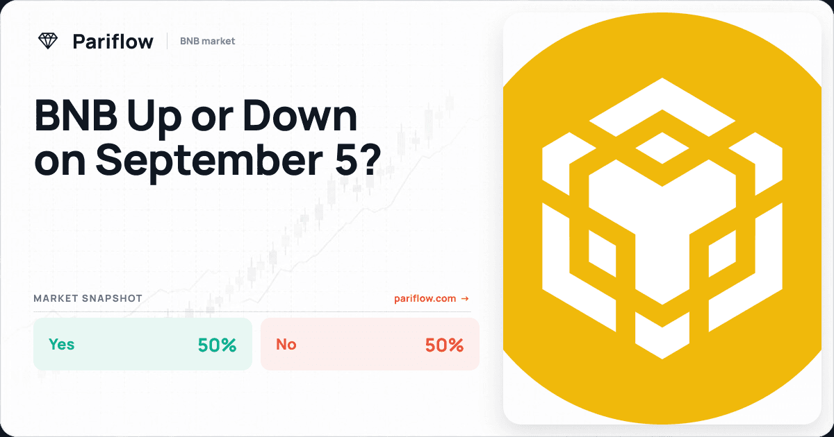 BNB Up or Down on September 5?