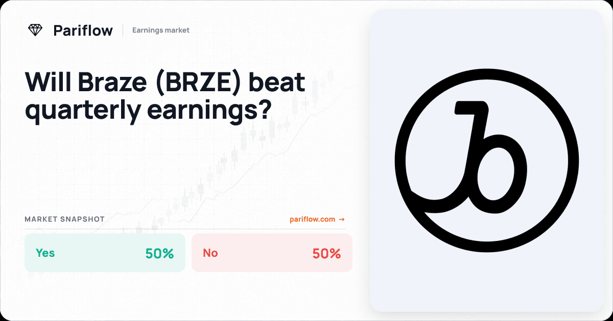 Will Braze (BRZE) beat quarterly earnings?
