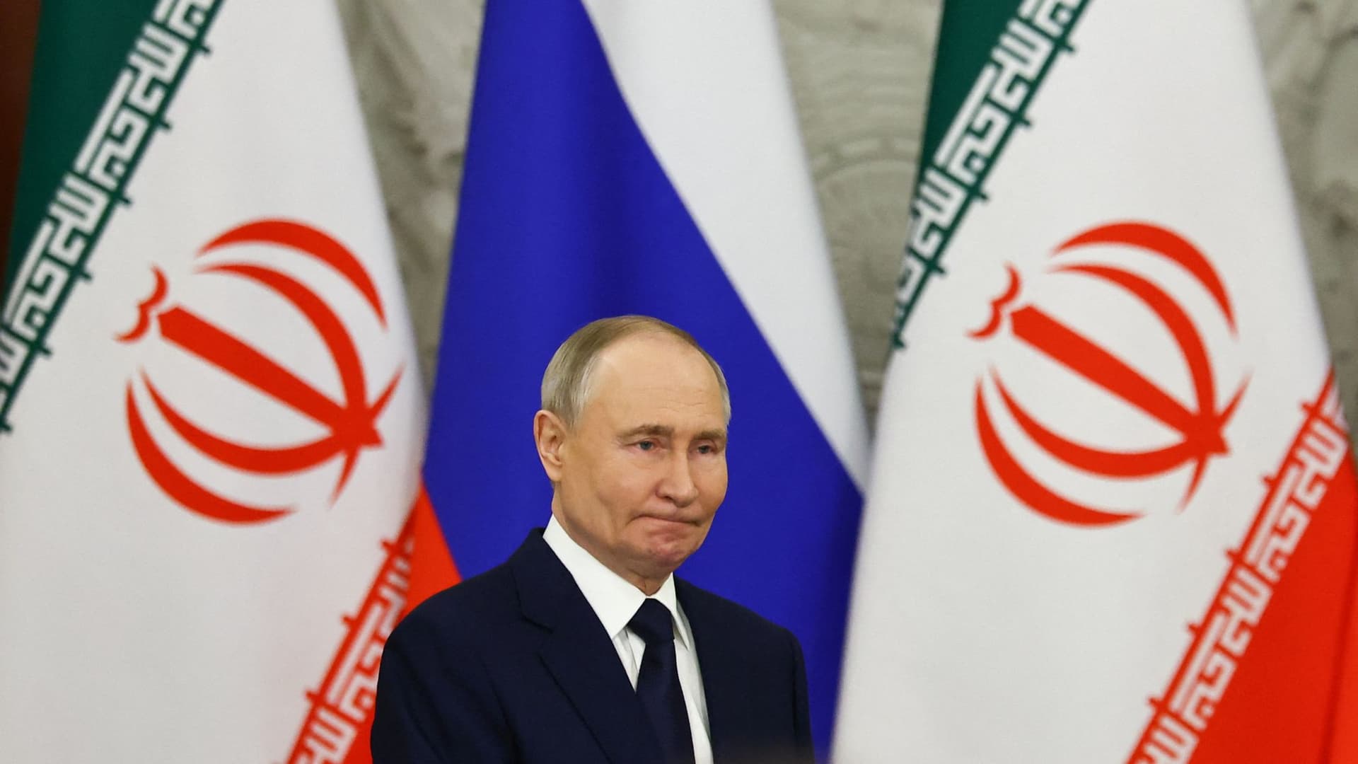 Putin meets with Iranian officials by...?