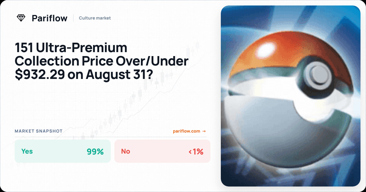 151 Ultra-Premium Collection Price Over/Under $932.29 on August 31?