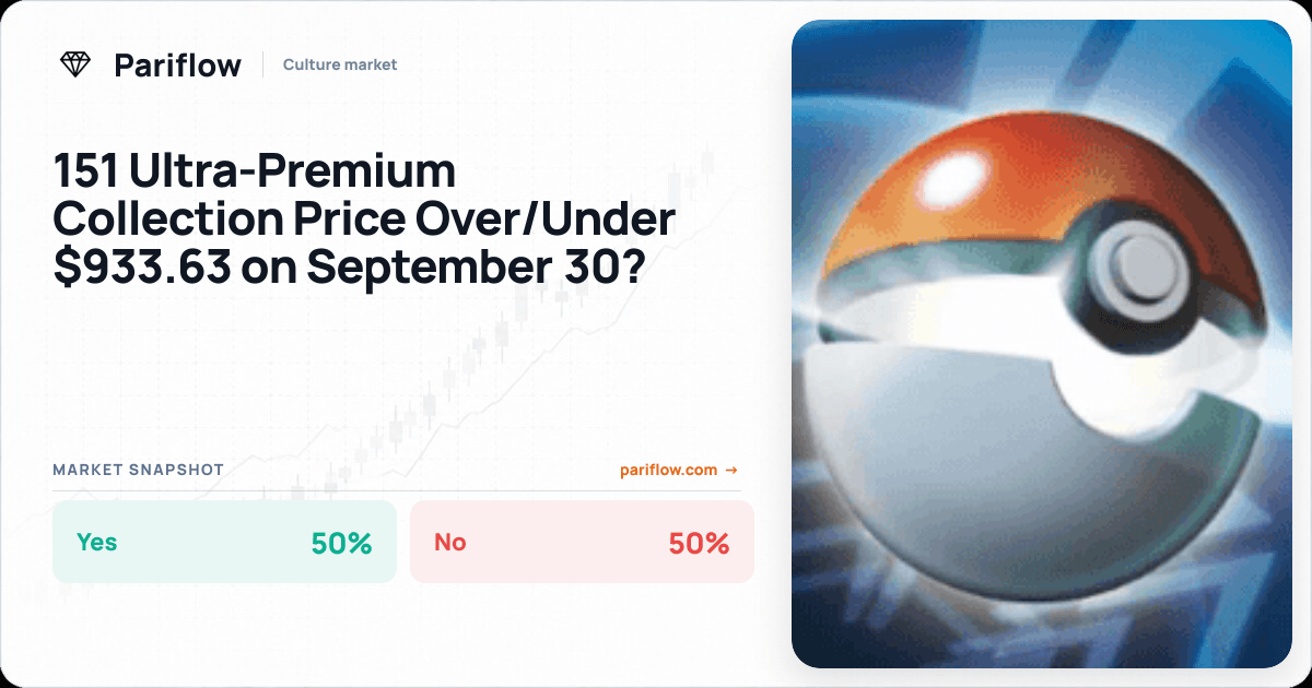 151 Ultra-Premium Collection Price Over/Under $933.63 on September 30?