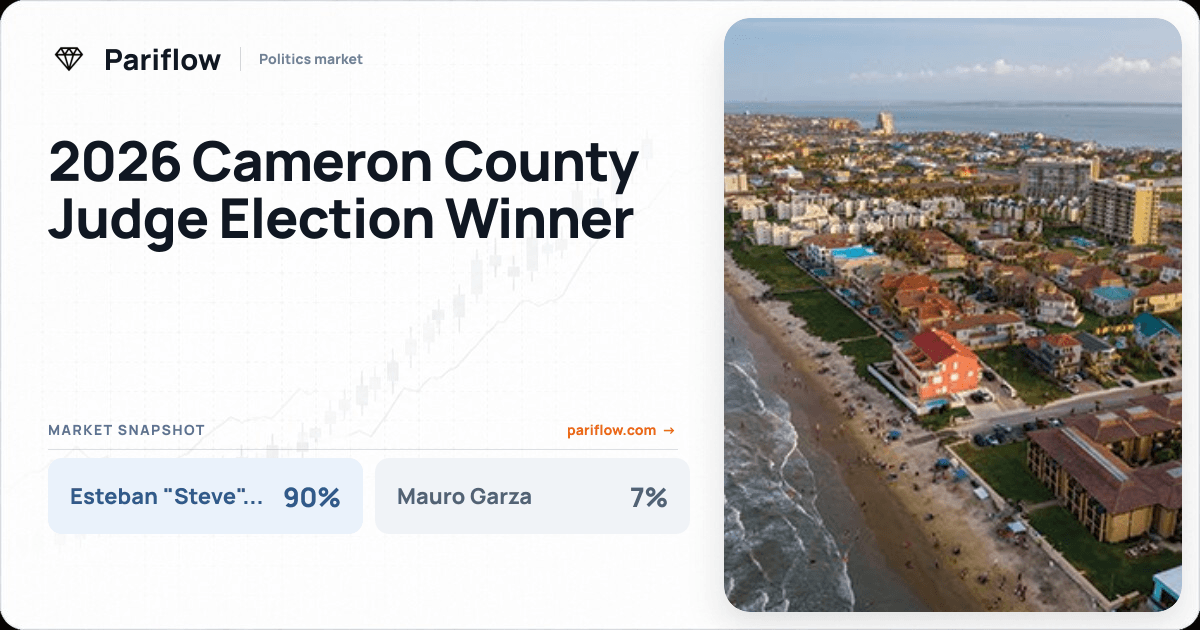2026 Cameron County Judge Election Winner
