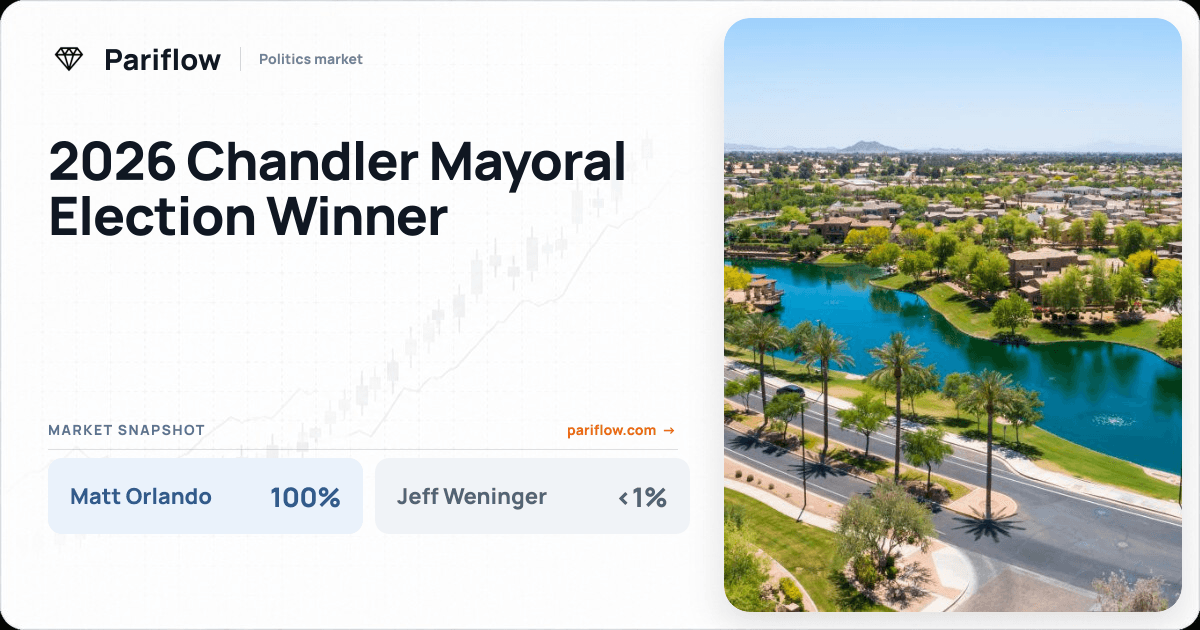 2026 Chandler Mayoral Election Winner