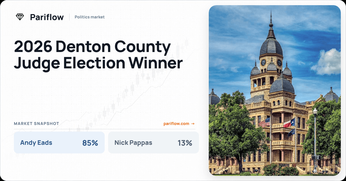 2026 Denton County Judge Election Winner