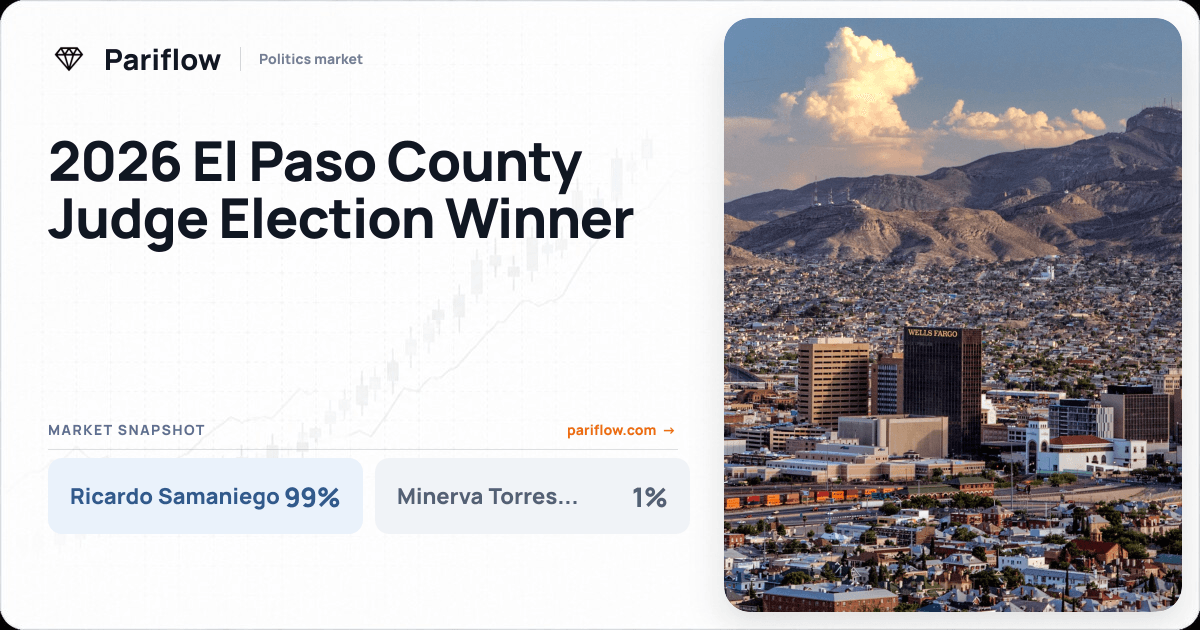 2026 El Paso County Judge Election Winner