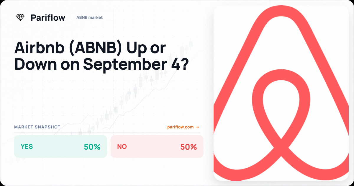 Airbnb (ABNB) Up or Down on September 4?