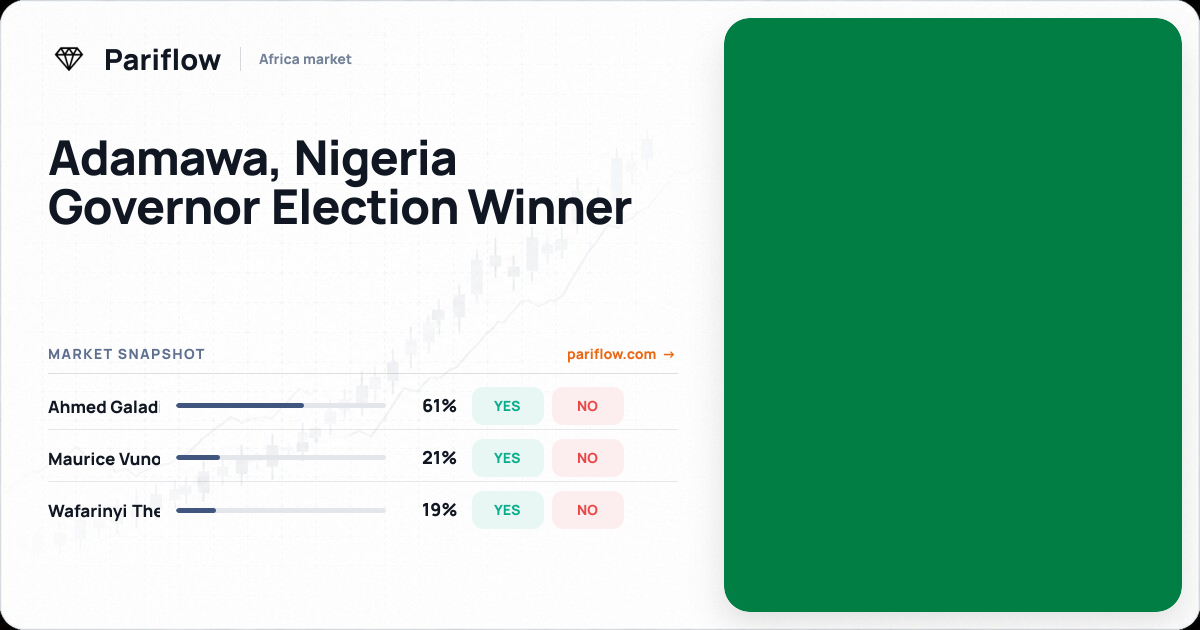 Adamawa, Nigeria Governor Election Winner
