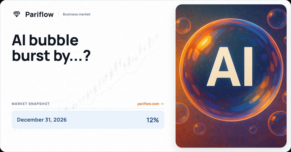 AI bubble burst by...?