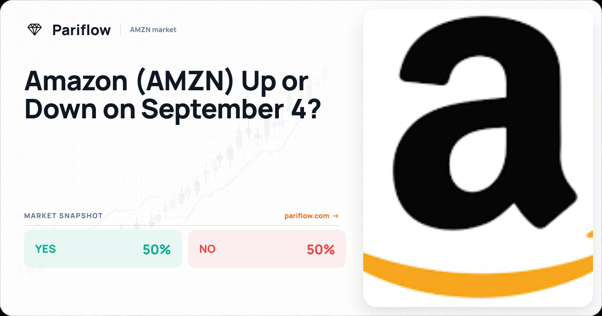 Amazon (AMZN) Up or Down on September 4?