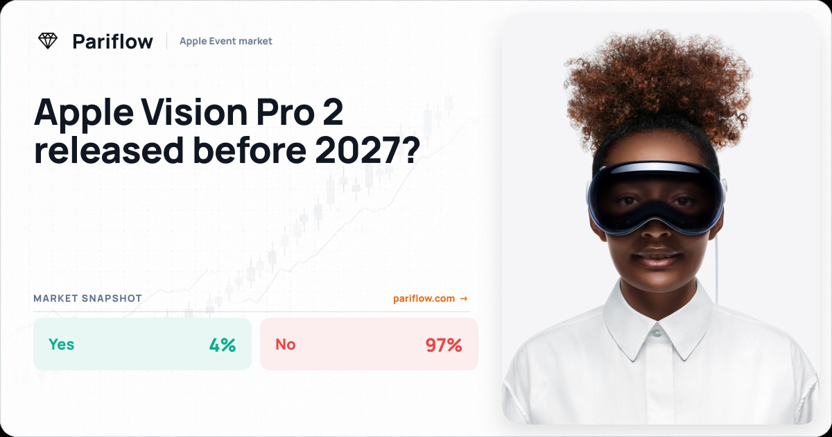 Apple Vision Pro 2 released before 2027?