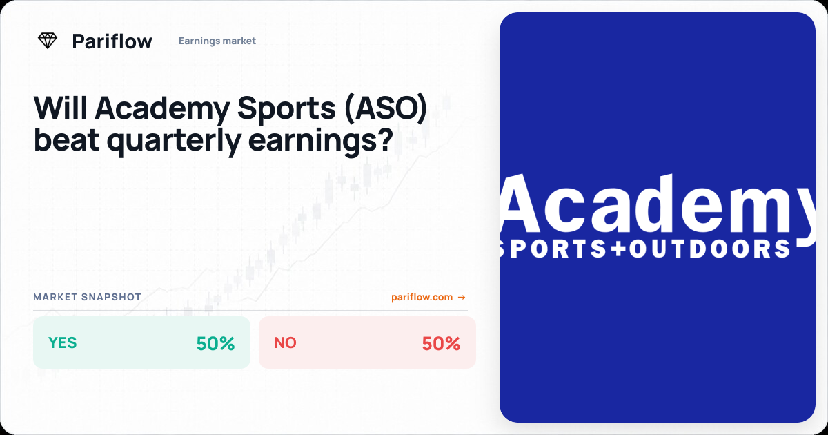 Will Academy Sports (ASO) beat quarterly earnings?