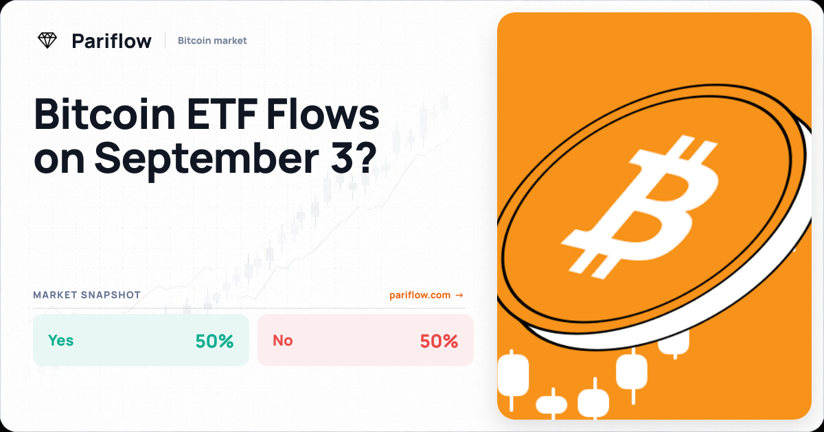 Bitcoin ETF Flows on September 3?