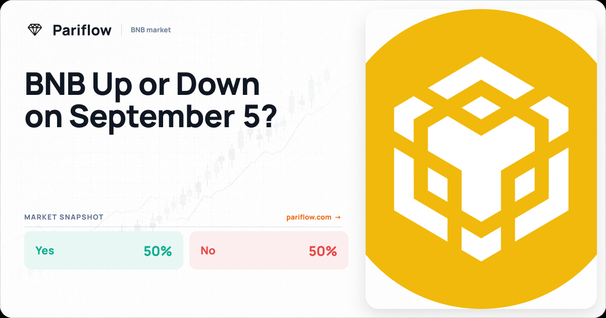 BNB Up or Down on September 5?