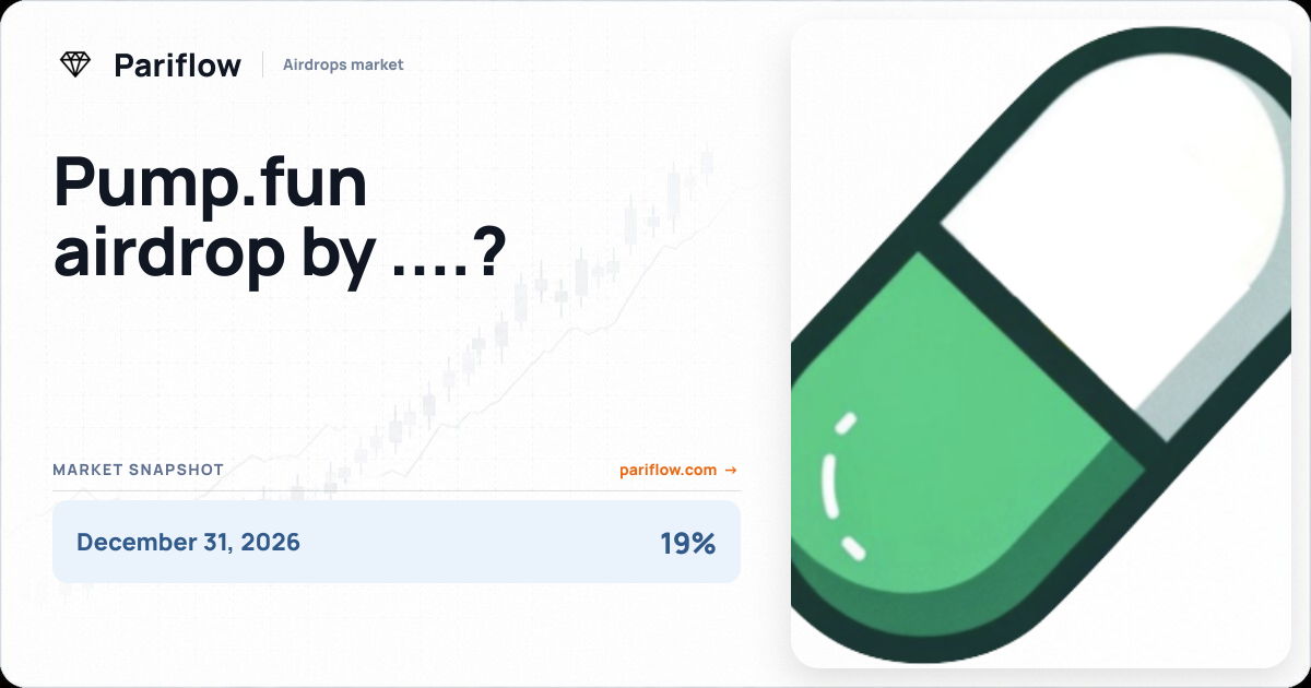 Pump.fun airdrop by ....?